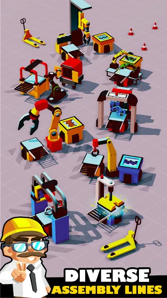 Idle Smartphone Tycoon Factory (Смартфон Фабрика Айдл Тайкун) [МОД Mega Pack] Screenshot 4