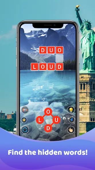 Word Game : Crossword (Кроссворд) [МОД Много монет] Screenshot 1