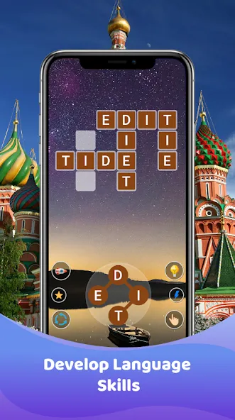Word Game : Crossword (Кроссворд) [МОД Много монет] Screenshot 2