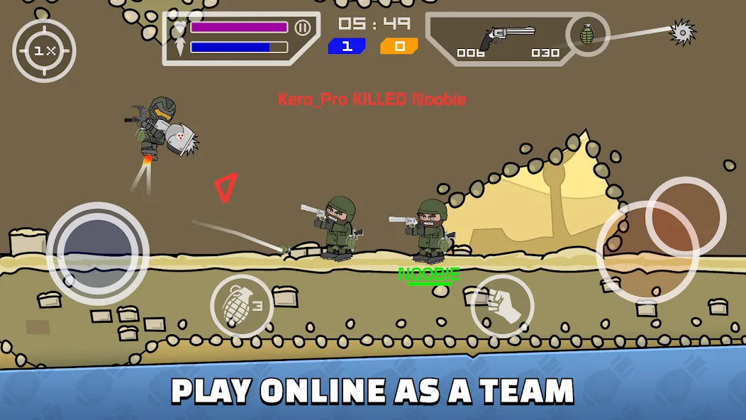Mini Militia - War.io (Мини Милития) [МОД Все открыто] Screenshot 1