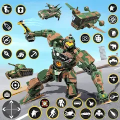 Взлом Army Bus Robot Car Game 3d  [МОД Menu]