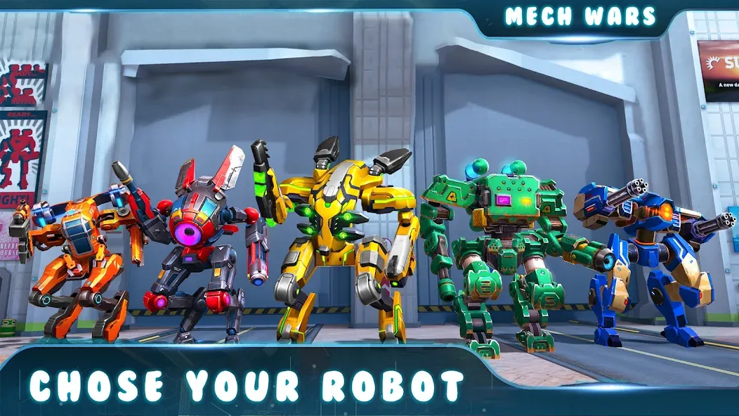 Spider Mech Wars - Robot Game [МОД Mega Pack] Screenshot 3