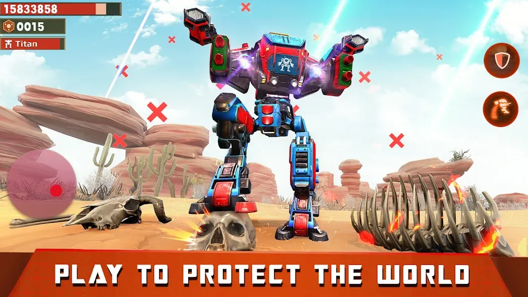 Mech Robot Wars - Multi Robot [МОД Бесконечные деньги] Screenshot 3