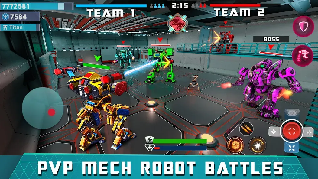 Mech Robot Wars - Multi Robot [МОД Бесконечные деньги] Screenshot 5
