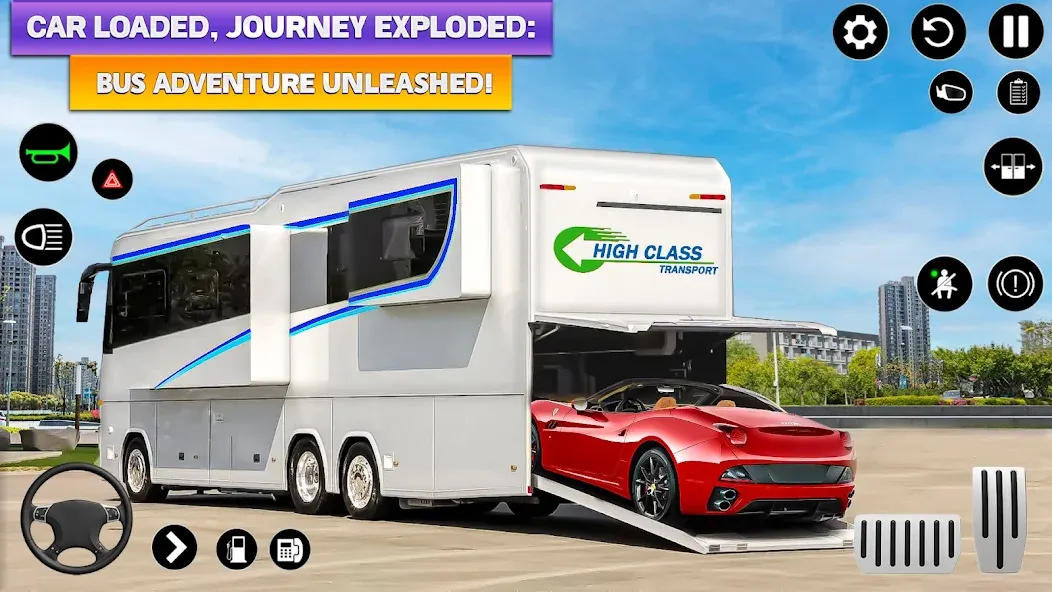 Ultimate Bus Driving Simulator (Ультимативный симулятор вождения автобуса) [МОД Все открыто] Screenshot 1