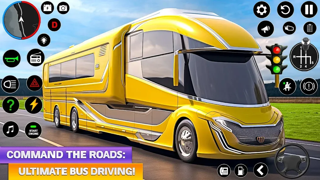 Ultimate Bus Driving Simulator (Ультимативный симулятор вождения автобуса) [МОД Все открыто] Screenshot 3