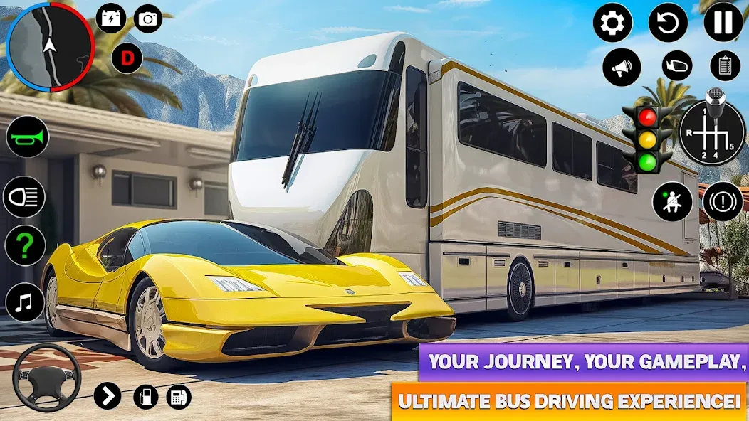 Ultimate Bus Driving Simulator (Ультимативный симулятор вождения автобуса) [МОД Все открыто] Screenshot 5