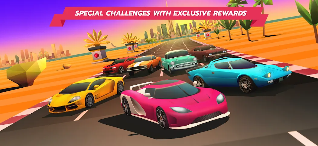 Horizon Chase – Arcade Racing (Хорайзон Чейс) [МОД Бесконечные деньги] Screenshot 3