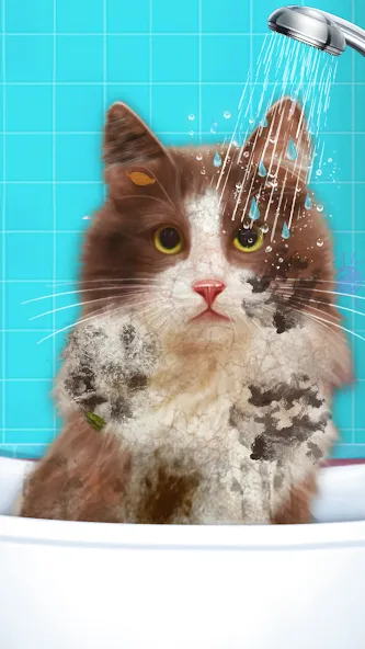 Virtual Cat ASMR Spa Makeover (Виртуальный кот Спа Мэйкавер) [МОД Много монет] Screenshot 5