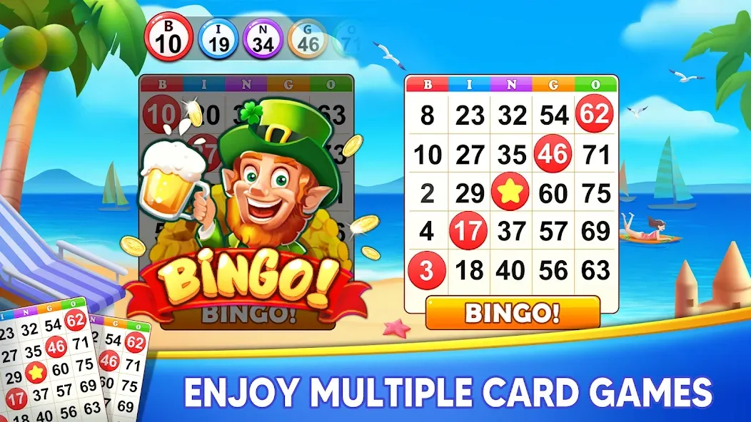 Bingo Holiday: Live Bingo Game [МОД Бесконечные монеты] Screenshot 2
