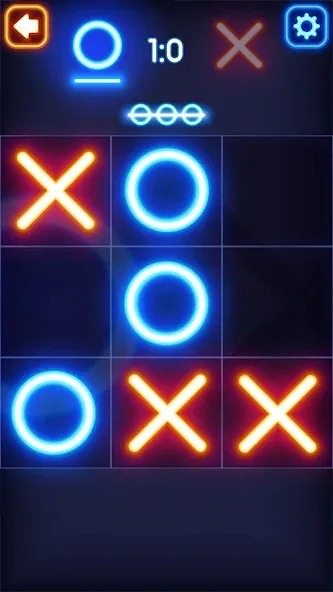 Tic Tac Toe Glow: 2 Players [МОД Меню] Screenshot 5