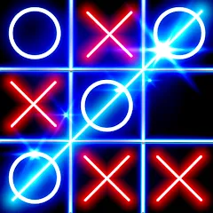 Взлом Tic Tac Toe Glow: 2 Players  [МОД Меню]