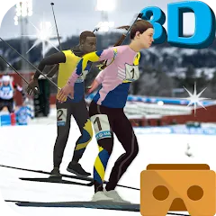 Скачать взломанную Biathlon VR (Биатлон )  [МОД Все открыто]