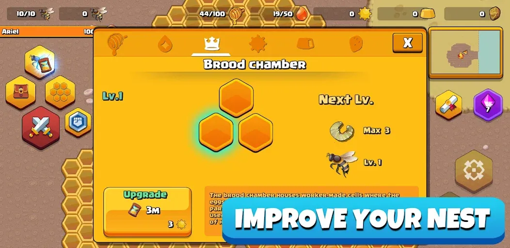Pocket Bees: Colony Simulator (Покет Биз) [МОД Unlimited Money] Screenshot 3