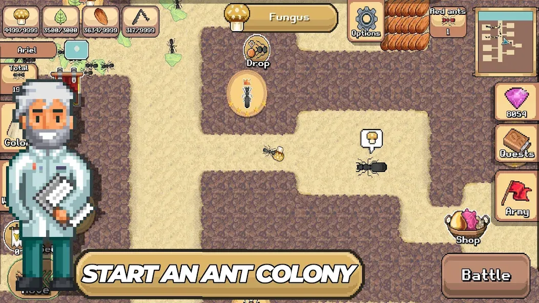 Pocket Ants: Colony Simulator (Покет Муравьи) [МОД Все открыто] Screenshot 1