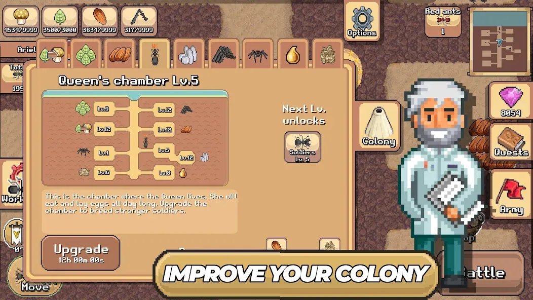 Pocket Ants: Colony Simulator (Покет Муравьи) [МОД Все открыто] Screenshot 3