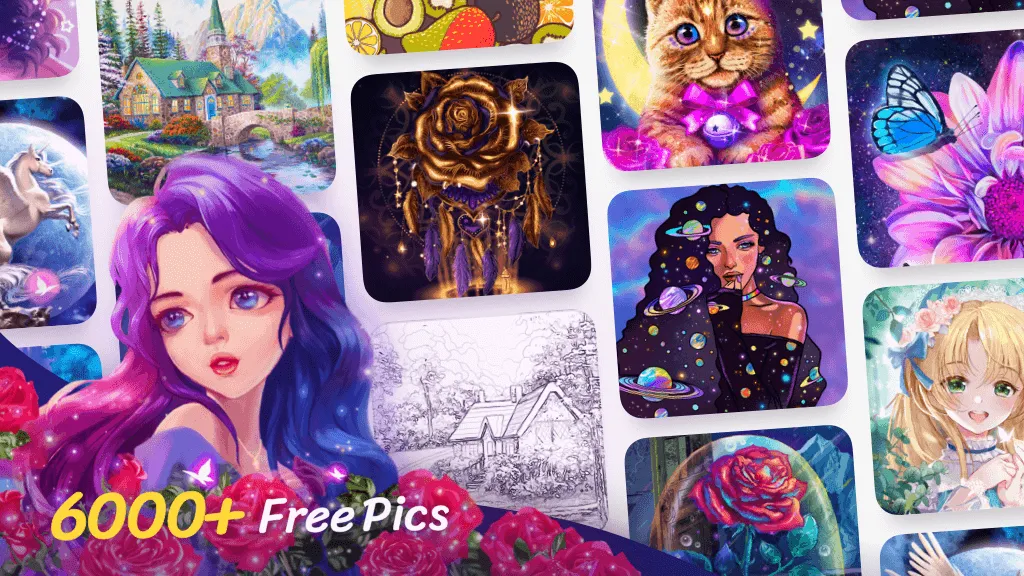 Colorscapes® - Color by Number [МОД Unlimited Money] Screenshot 1