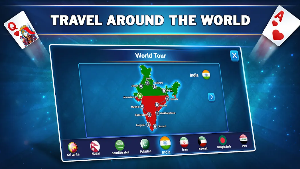 Callbreak Star - Card Game (Коллбрик Стар) [МОД Много монет] Screenshot 2