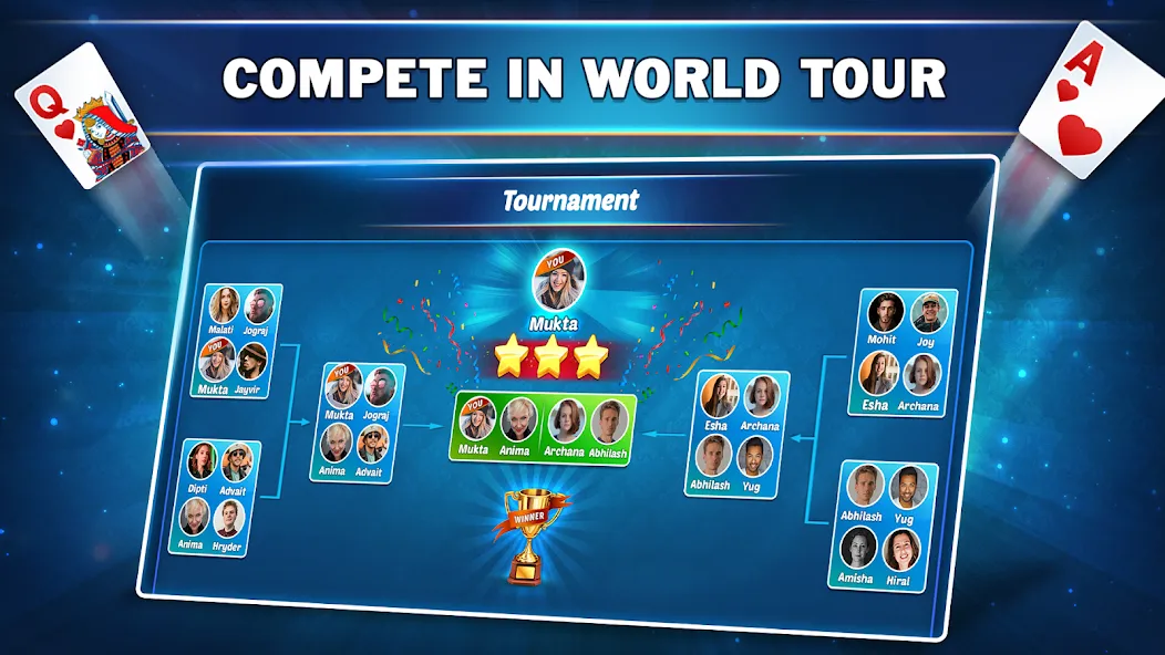 Callbreak Star - Card Game (Коллбрик Стар) [МОД Много монет] Screenshot 3