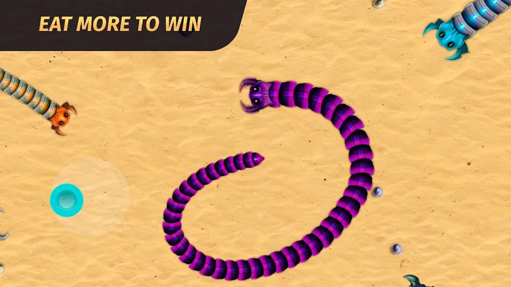 Worm.io - Gusanos Battle [МОД Unlimited Money] Screenshot 3