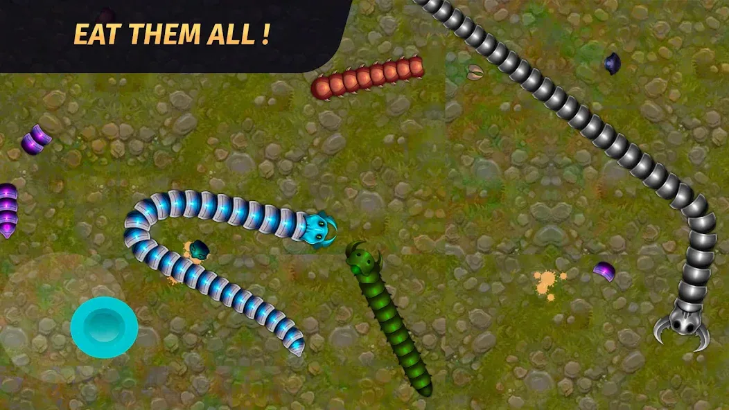 Worm.io - Gusanos Battle [МОД Unlimited Money] Screenshot 5