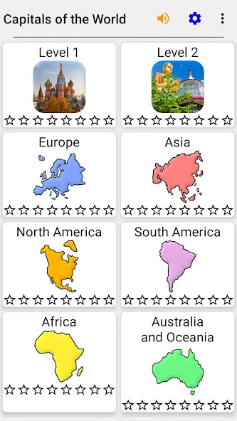 Capitals of the World - Quiz [МОД Unlimited Money] Screenshot 3