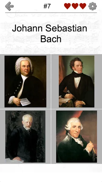 Famous Composers Portrait Quiz [МОД Много монет] Screenshot 2