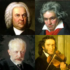 Скачать взломанную Famous Composers Portrait Quiz  [МОД Много монет]