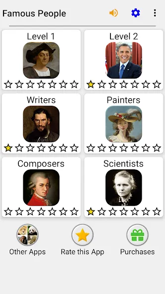 Famous People - History Quiz [МОД Menu] Screenshot 3