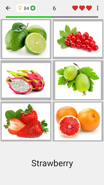 Fruit and Vegetables - Quiz [МОД Много монет] Screenshot 2