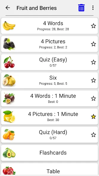 Fruit and Vegetables - Quiz [МОД Много монет] Screenshot 5