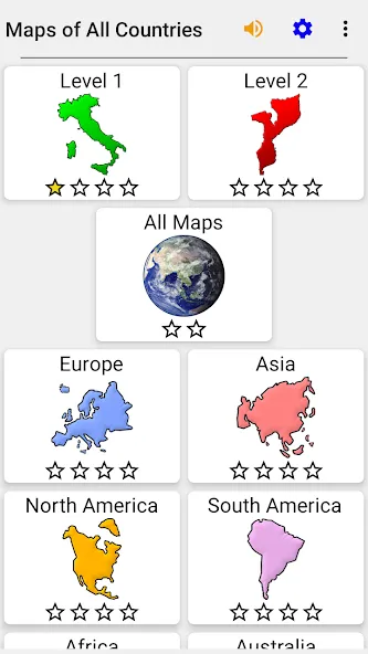 Maps of All Countries Geo-Quiz [МОД Menu] Screenshot 3