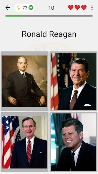 US Presidents and History Quiz [МОД Меню] Screenshot 2