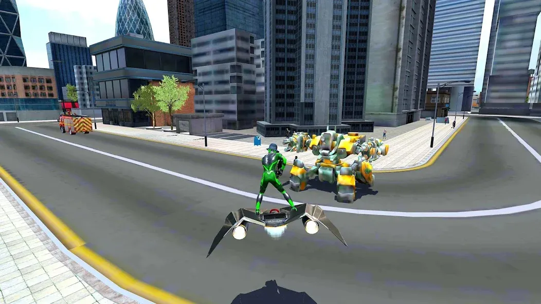 Rope Frog Ninja Hero Car Vegas (Роуп Фрог Ниндзя Герой Кар Вегас) [МОД Mega Pack] Screenshot 2