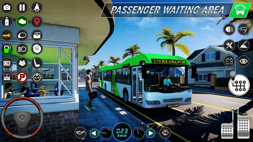 City Bus Simulator: Bus Games (Риал Сити Бас Симулятор Геймс) [МОД Много монет] Screenshot 1