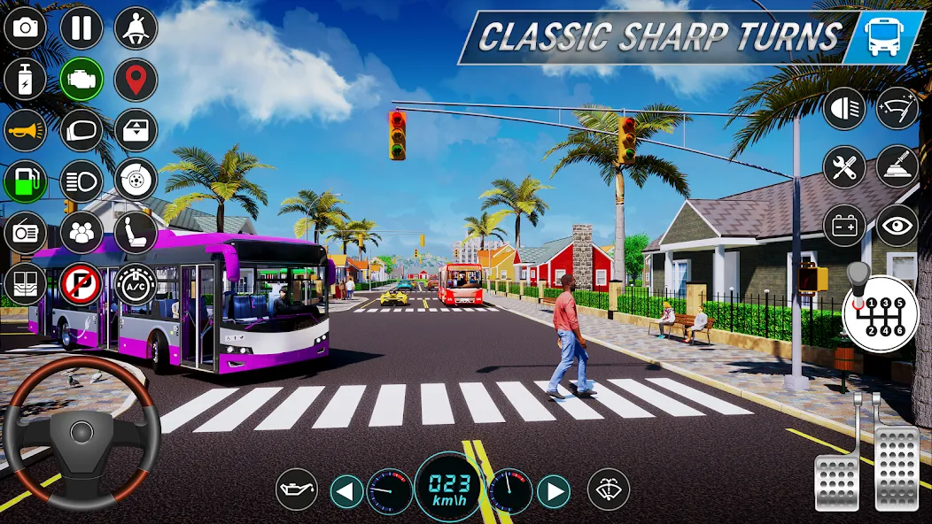 City Bus Simulator: Bus Games (Риал Сити Бас Симулятор Геймс) [МОД Много монет] Screenshot 2