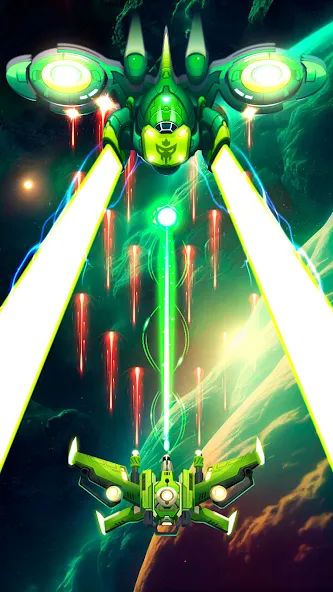 Galaxy Attack - Space Shooter (Гэлэкси Атак) [МОД Unlocked] Screenshot 2