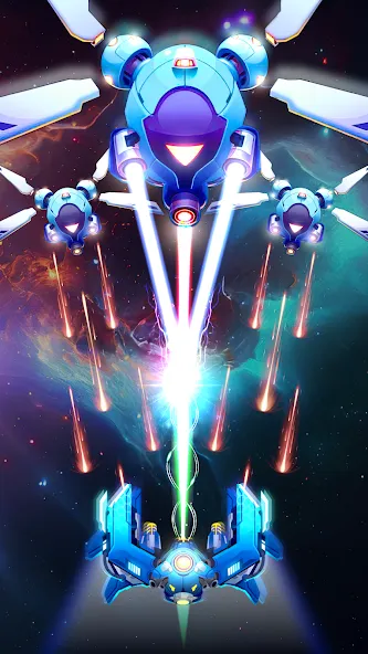 Galaxy Attack - Space Shooter (Гэлэкси Атак) [МОД Unlocked] Screenshot 3