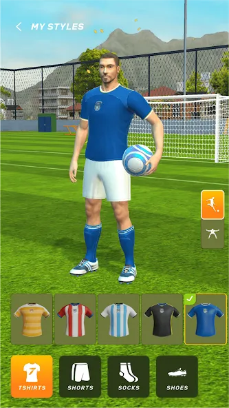 Football World - Real People (Футбол Ворлд) [МОД Все открыто] Screenshot 5