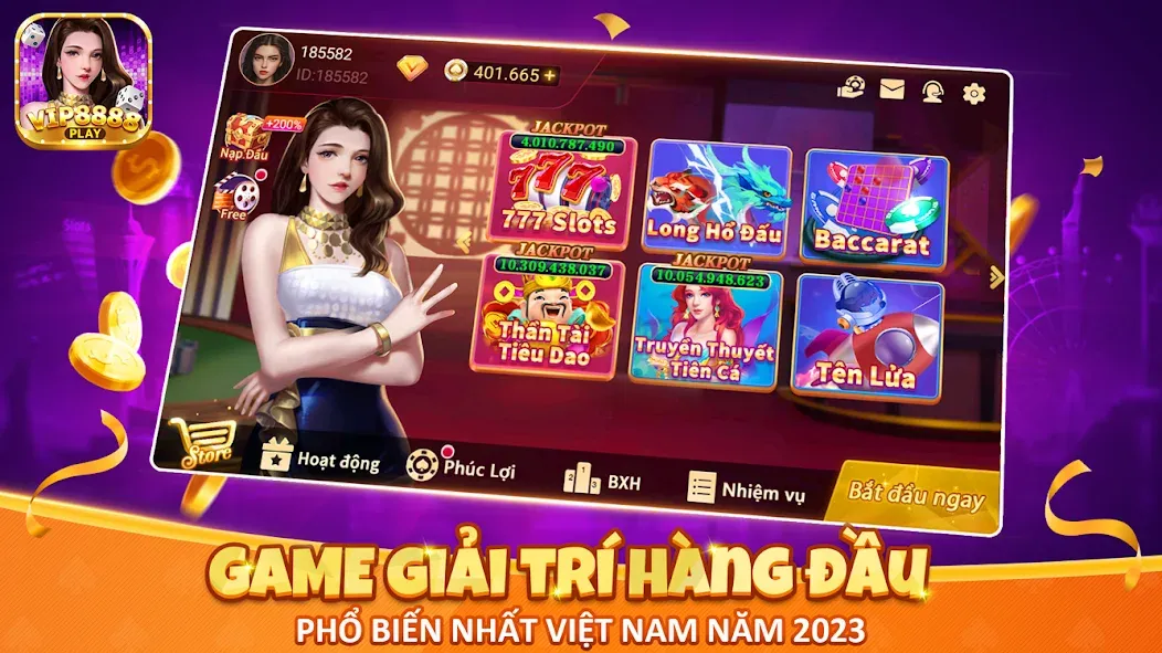 VIP8888 Play - Sòng Bạc ONLINE (ВИП8888 Плей) [МОД Menu] Screenshot 1