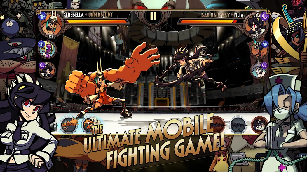 Skullgirls: Fighting RPG (Скулгрлз) [МОД Меню] Screenshot 1