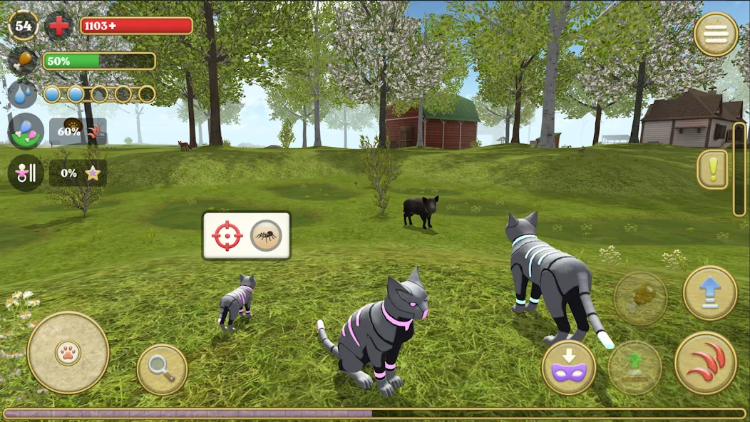Cat Simulator : Kitties Family [МОД Много денег] Screenshot 5
