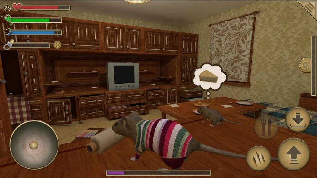Mouse Simulator : Forest Home [МОД Много денег] Screenshot 2