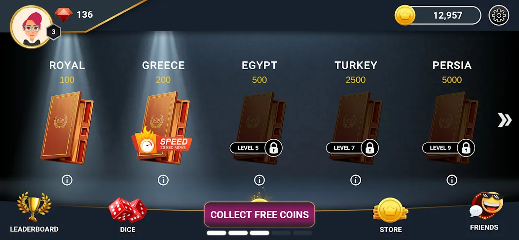 Backgammon Champs - Board Game (Бэкгаммон Чемпс) [МОД Unlimited Money] Screenshot 1