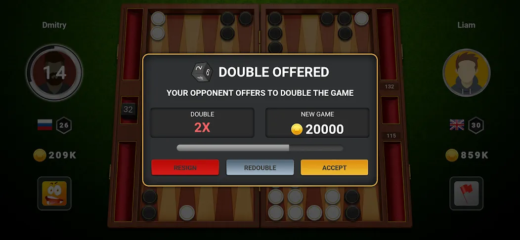 Backgammon Champs - Board Game (Бэкгаммон Чемпс) [МОД Unlimited Money] Screenshot 3