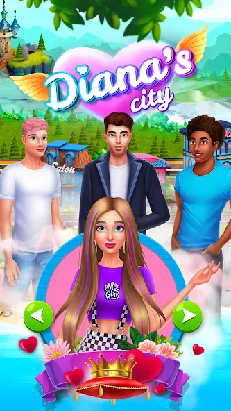Diana's city-fashion & beauty [МОД Unlocked] Screenshot 1
