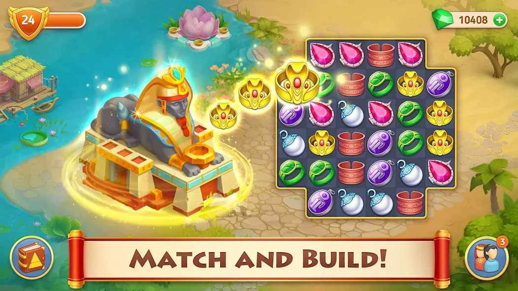 Cradle of Empires: 3 in a Row (Кредл оф Эмпайрс) [МОД Бесконечные деньги] Screenshot 1