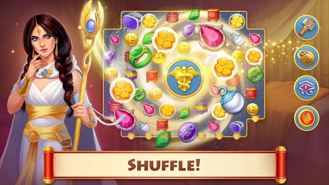 Cradle of Empires: 3 in a Row (Кредл оф Эмпайрс) [МОД Бесконечные деньги] Screenshot 2