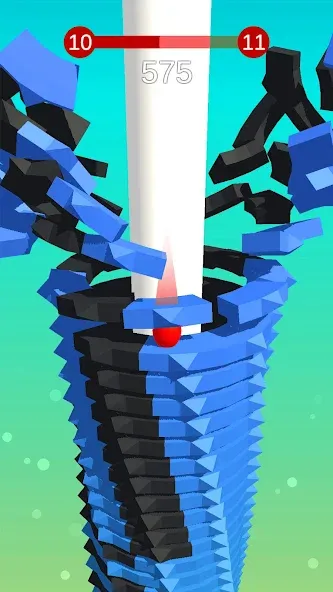 Stack Ball - Crash Platforms (Стэк Болл) [МОД Много монет] Screenshot 1