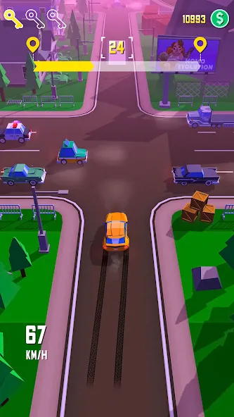 Taxi Run: Traffic Driver (Такси Ран) [МОД Много монет] Screenshot 1